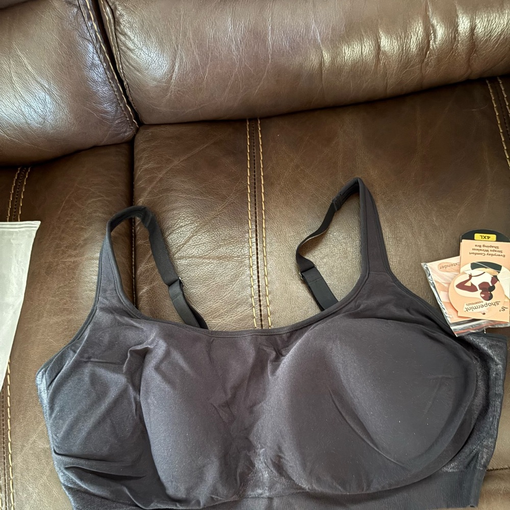 Shapermint Black Comfort Bra